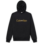 Calvin Klein Men's CK Underwear Centre Logo Hoody in Black