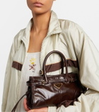 Prada Prada Bonnie Mini leather top-handle bag