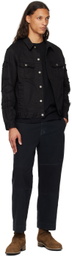 UNDERCOVER Black Distressed Denim Jacket