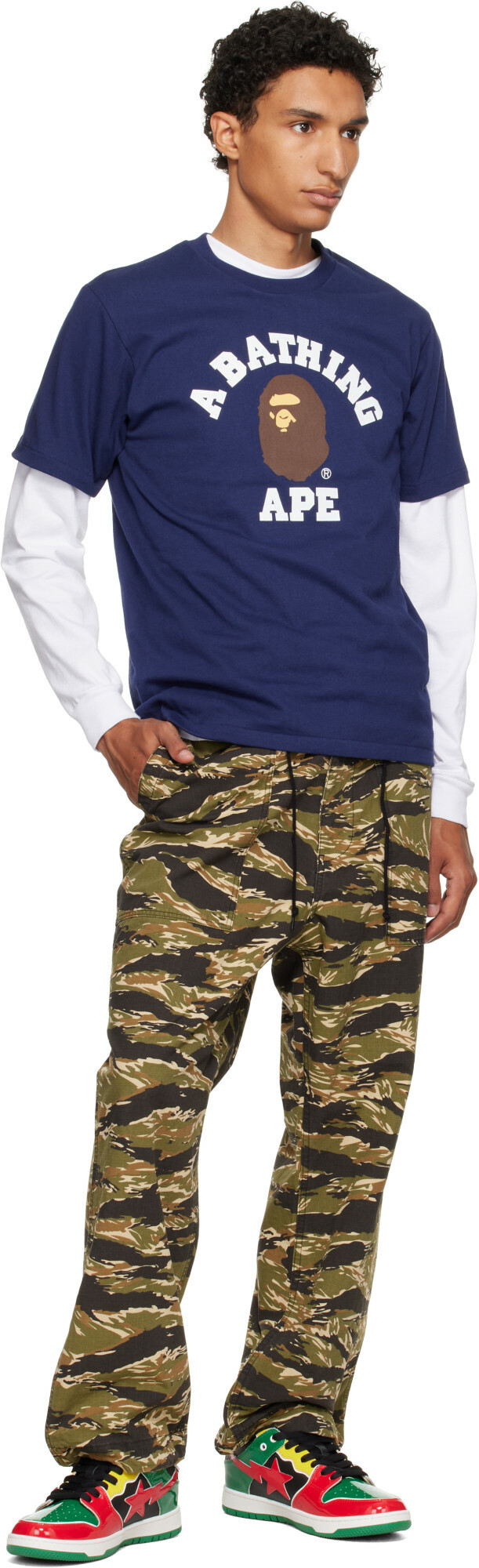 BAPE Multicolor SK8 STA #2 Sneakers