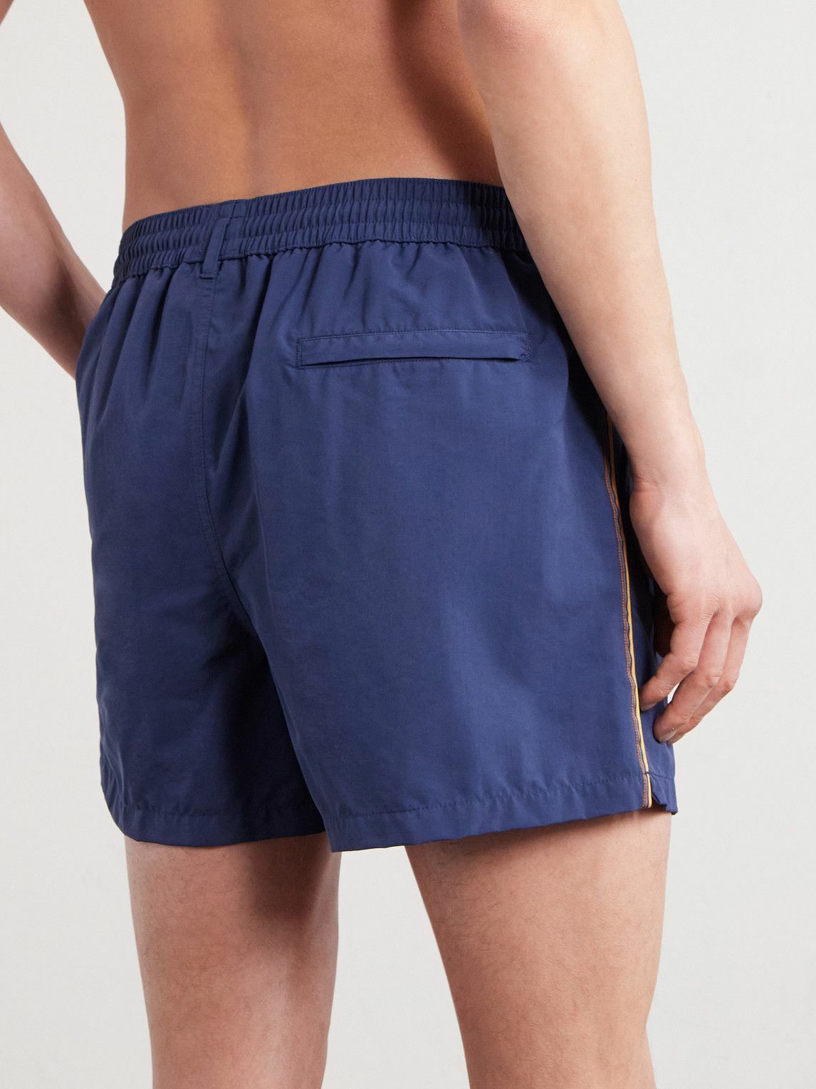 Paul Smith - Short-Length Recycled Swim Shorts - Blue