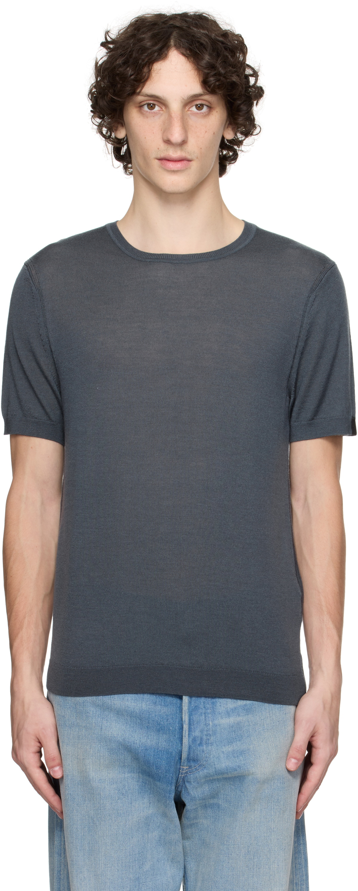 rag & bone Gray Aulton Sweater T-shirt