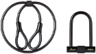 Psychworld SSENSE Exclusive Black & Green Logo Bike Lock