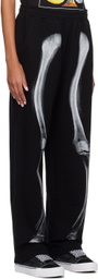 Dime Black Printed Lounge Pants