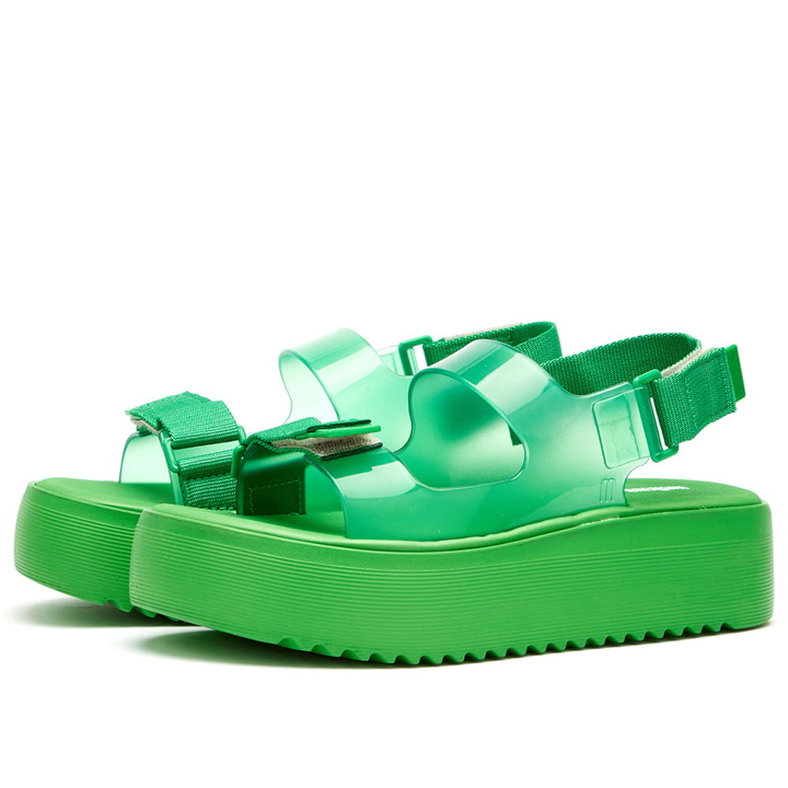 Photo: Melissa Women's Brave Papete Platform Sandal in Green