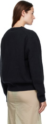 COOR Navy Wool V-Neck Sweater