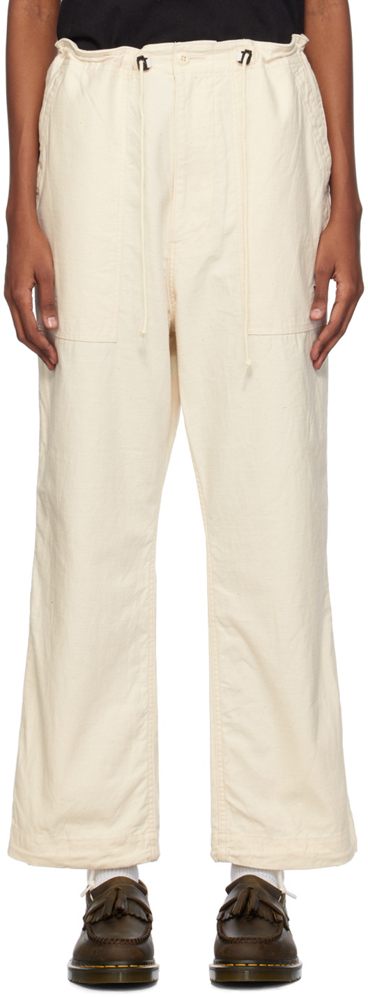 NEEDLES Off-White String Fatigue Trousers Needles