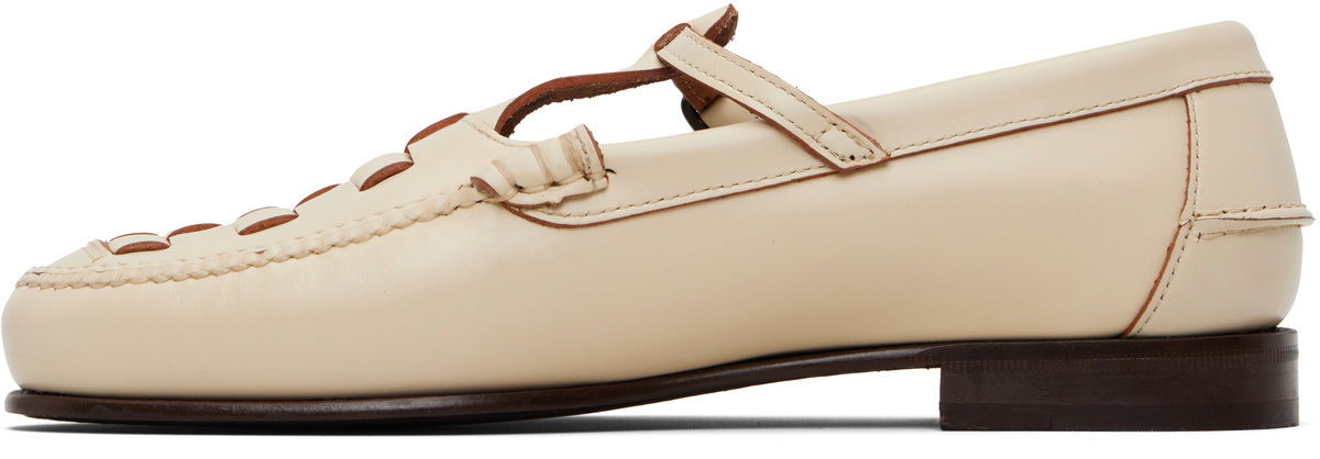 HEREU Off-White Maqueda Loafers