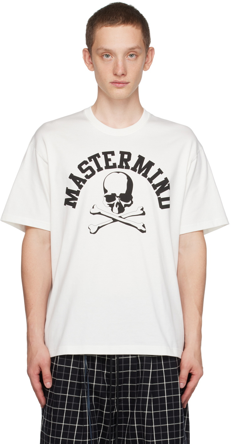 mastermind JAPAN White Skull T-Shirt mastermind JAPAN