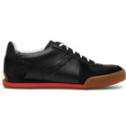 Givenchy - Set3 Full-Grain Leather and Suede Sneakers - Men - Black