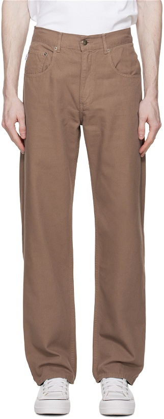 Photo: DANCER Brown Five-Pocket Trousers