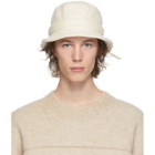 Jacquemus Off-White Le Bob Gadjo Bucket Hat