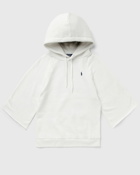 Polo Ralph Lauren Wmns Cut Off Long Sleeve Sweatshirt White - Womens - Hoodies