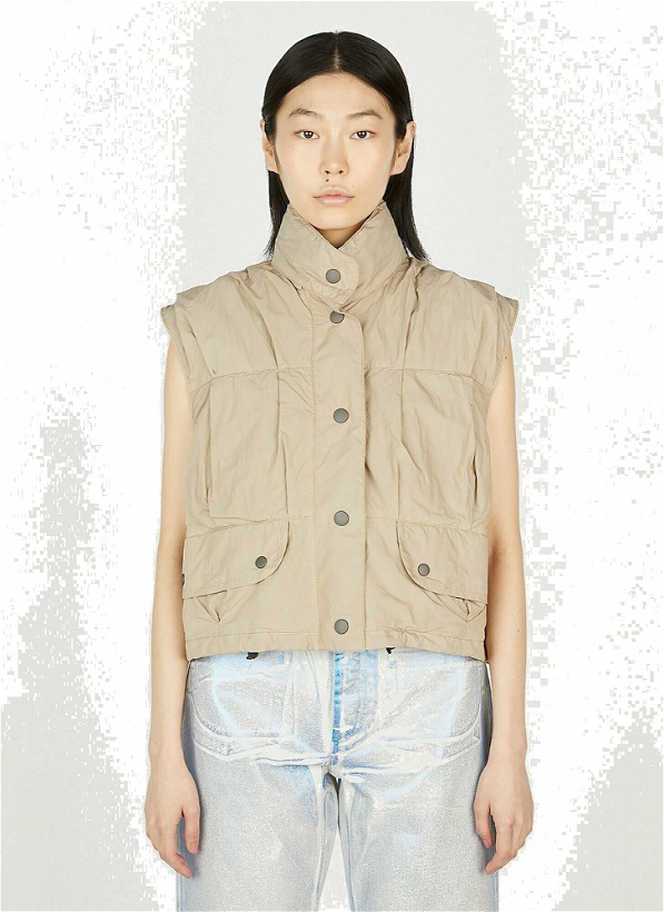 Photo: Our Legacy - Parachute Puffer Vest in Beige