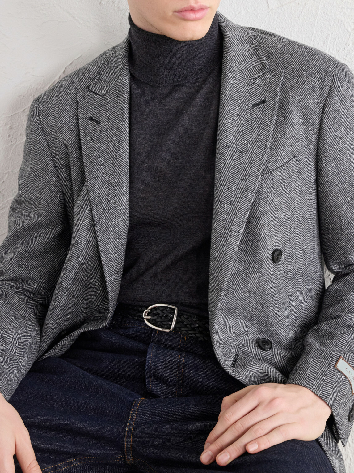 Canali - Wool Rollneck Sweater - Gray