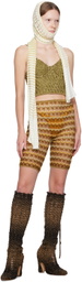 Isa Boulder SSENSE Exclusive Off-White Popcorn Scarf & Neck Warmer Set