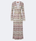 Missoni Zigzag lamé cardigan