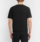 Saint Laurent - Printed Cotton-Jersey T-Shirt - Men - Black