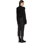 Ann Demeulemeester SSENSE Exclusive Black Wrap Hoodie