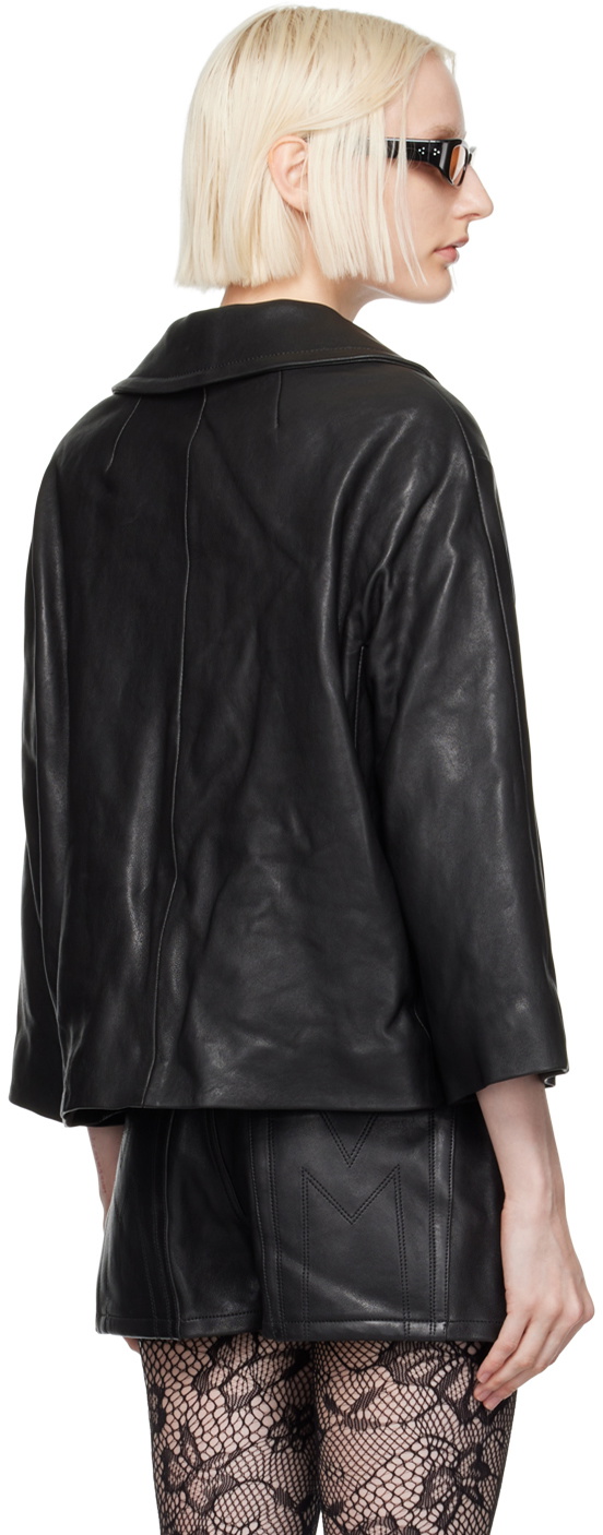 Marc Jacobs Black 'The Lady' Leather Jacket