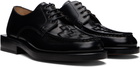 JACQUEMUS Black La Croisière 'The Woven' Derbys