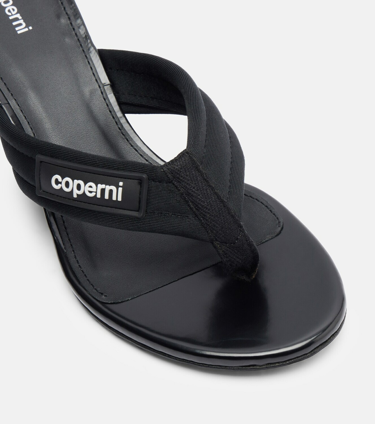 Coperni Logo wedge thong sandals