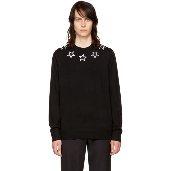 Photo: Givenchy Black Stars Crewneck Sweater