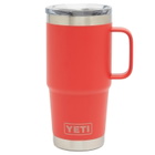 YETI 20oz Travel Mug in Rescue Red 