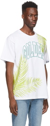 Golden Goose White 'Golden' Palms Artu T-Shirt