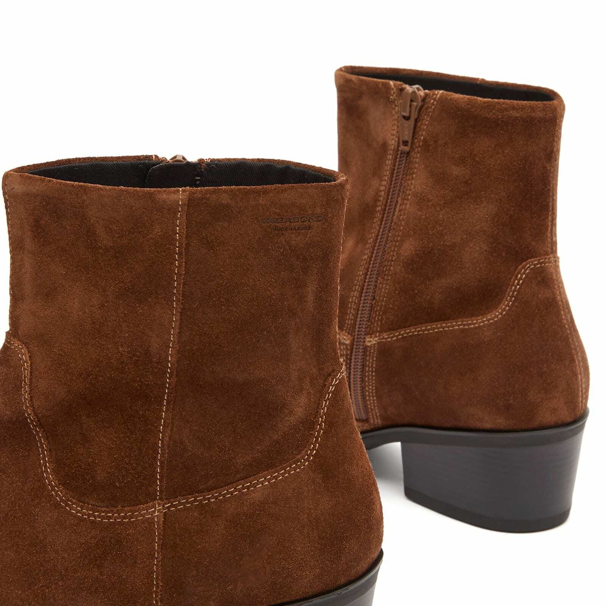 Vagabond Shoemakers Women's Kelsey Pointed Ankle Boot in Cocoa Brown