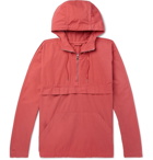 Mr P. - Garment-Dyed Cotton Hooded Jacket - Men - Red