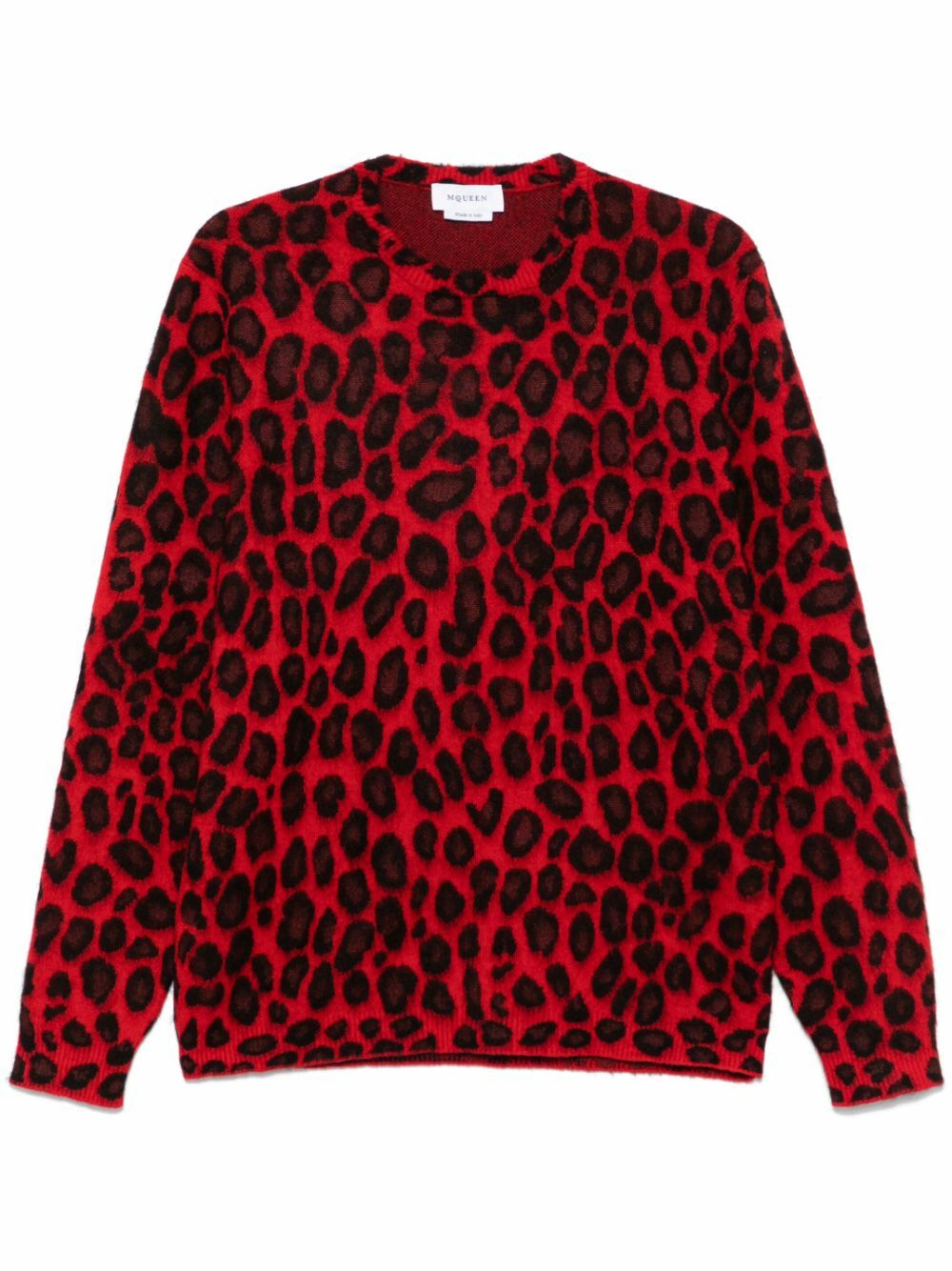 Alexander McQueen Leopard Print Sweater Alexander McQueen