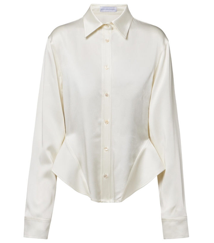 Photo: Stella McCartney Peplum satin shirt