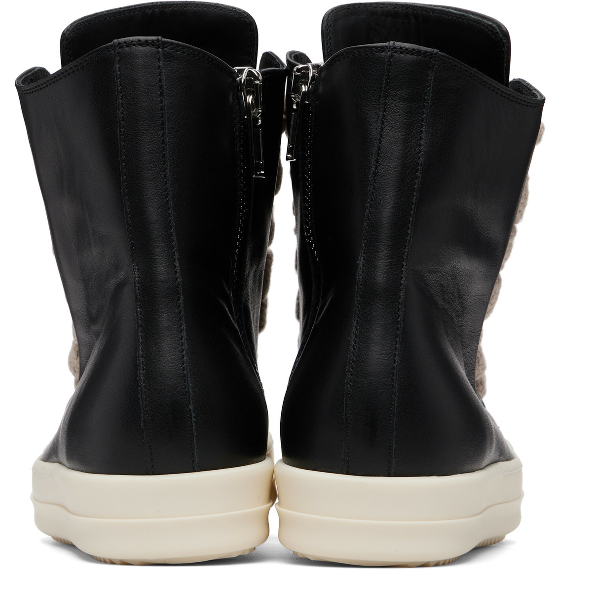 Rick Owens Black Tower Jumbolace Sneaks Sneakers