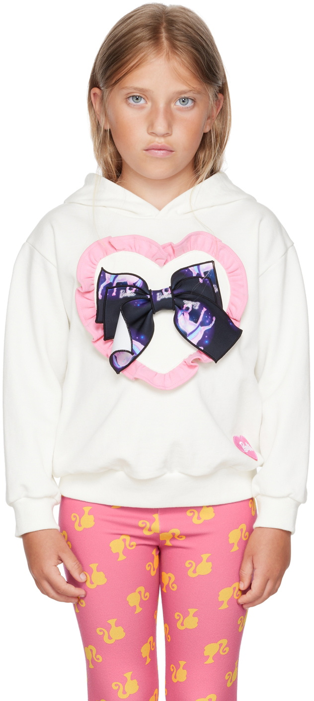 FLAKIKI SSENSE Exclusive Kids White Cotton Barbie Hoodie