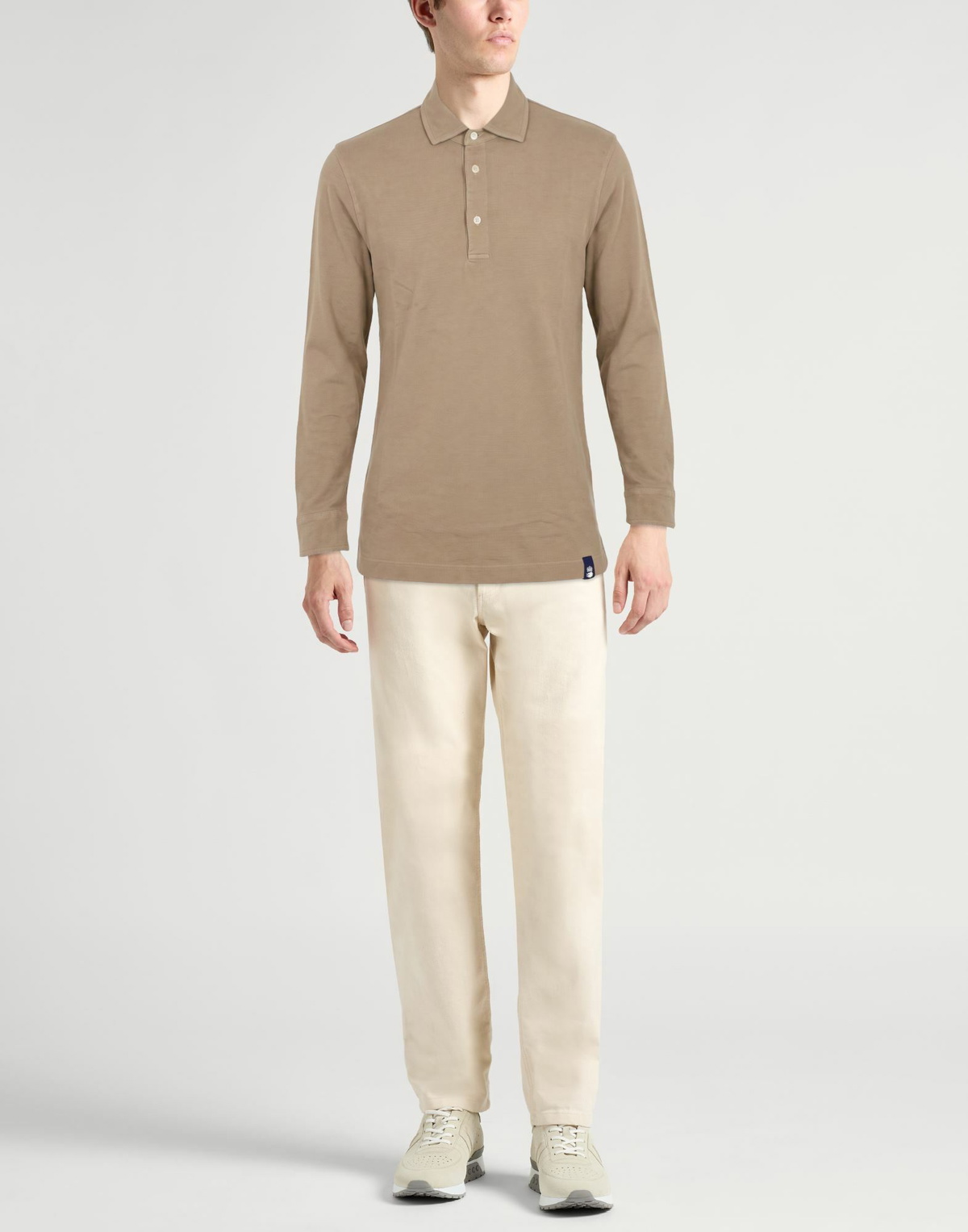 Drumohr Mens Polo shirt Taupe