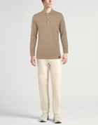Drumohr Mens Polo shirt Taupe
