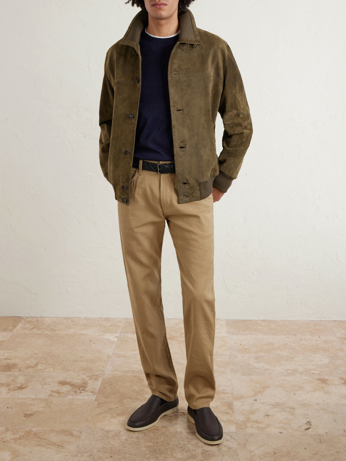 Loro Piana - Quarona Straight-Leg Jeans - Brown