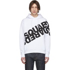 Dsquared2 White Logo Hoodie