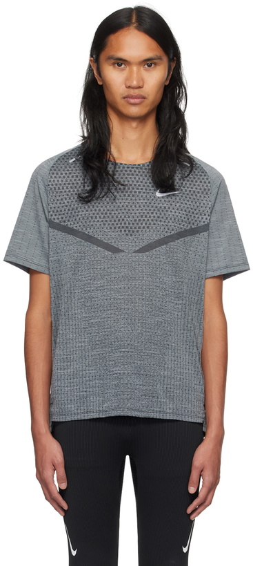 Photo: Nike Gray TechKnit T-Shirt