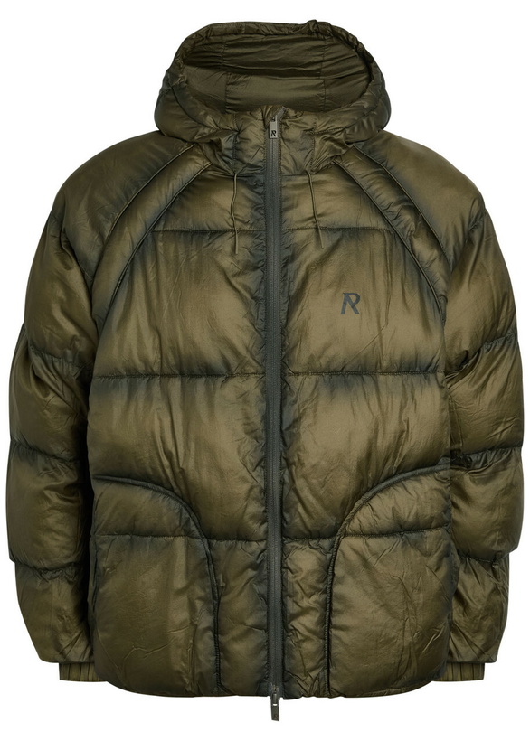 Photo: Represent Hooded Nylon Jacket Olive