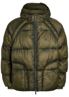 Represent Hooded Nylon Jacket Olive