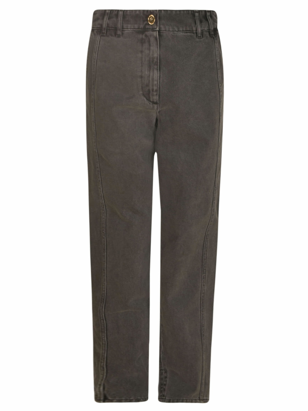 Patou Brown Wool Blend Flare Pants Patou Patou Brown Wool Blend Flare Pants Patou