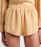 Gucci Interlocking G silk jacquard shorts