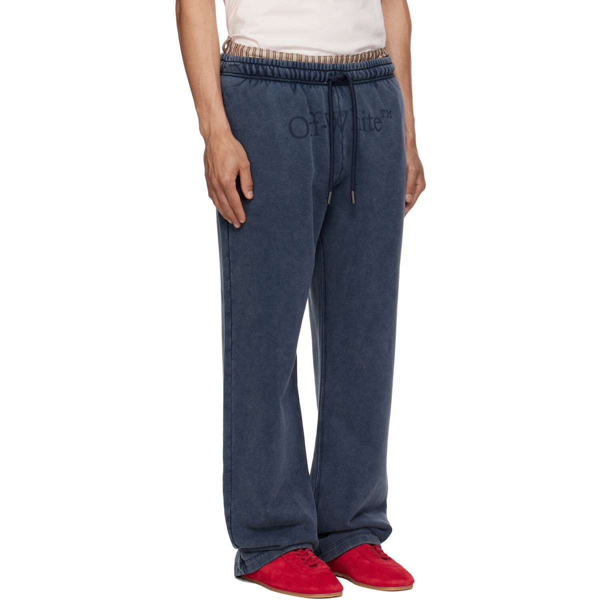 Off-White Navy Bookish Mar Sweatpants