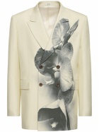 ALEXANDER MCQUEEN - Printed Double Breast Jacket
