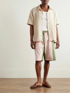 De Bonne Facture - Holiday Camp-Collar Cotton Shirt - Neutrals