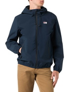 MC2 Saint Barth Man Hooded Lightweight Navy Blue Windbreaker