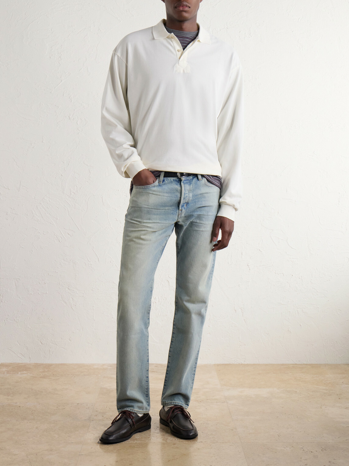 John Elliott - Oversized Cotton-Piqué Polo Shirt - White