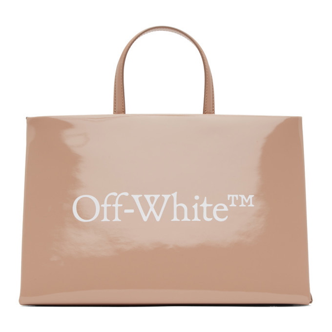 Off-White Beige Medium Box Bag Off-White
